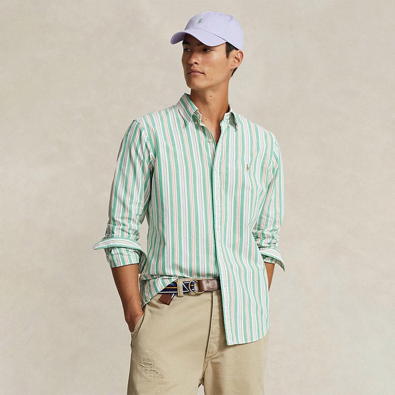 POLO RALPH LAUREN（メンズ） クラシック フィット ストライプド オックスフォード シャツ 通販 -  西武・そごうの公式ショッピングサイト e.デパート