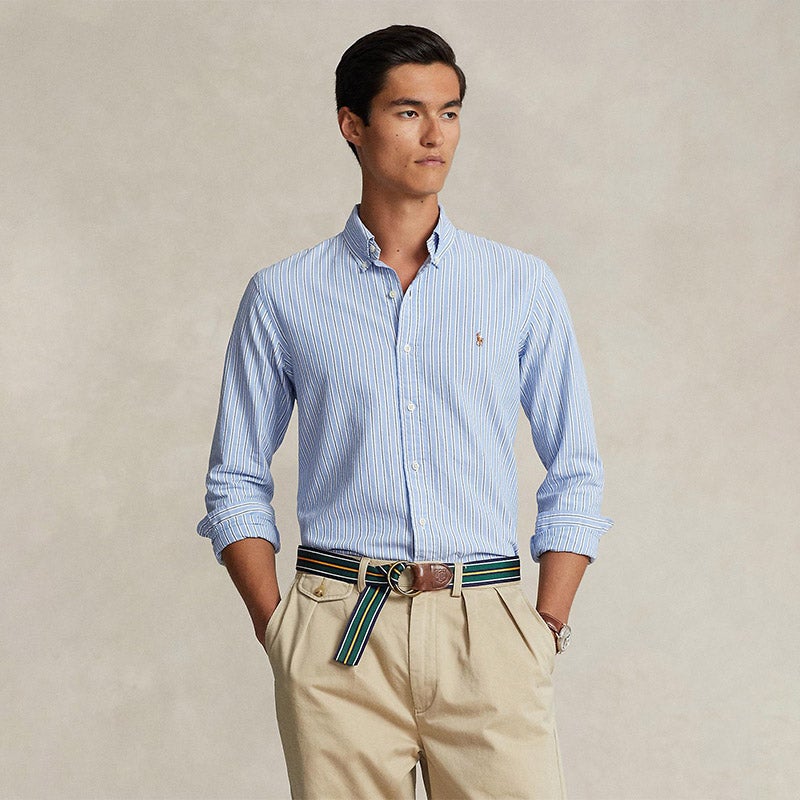 【希少美品】オンワード樫山製/ラルフローレンストライプＬメンズ Ralph Lauren - 90s ポロ ラルフローレン ストライプ ニット