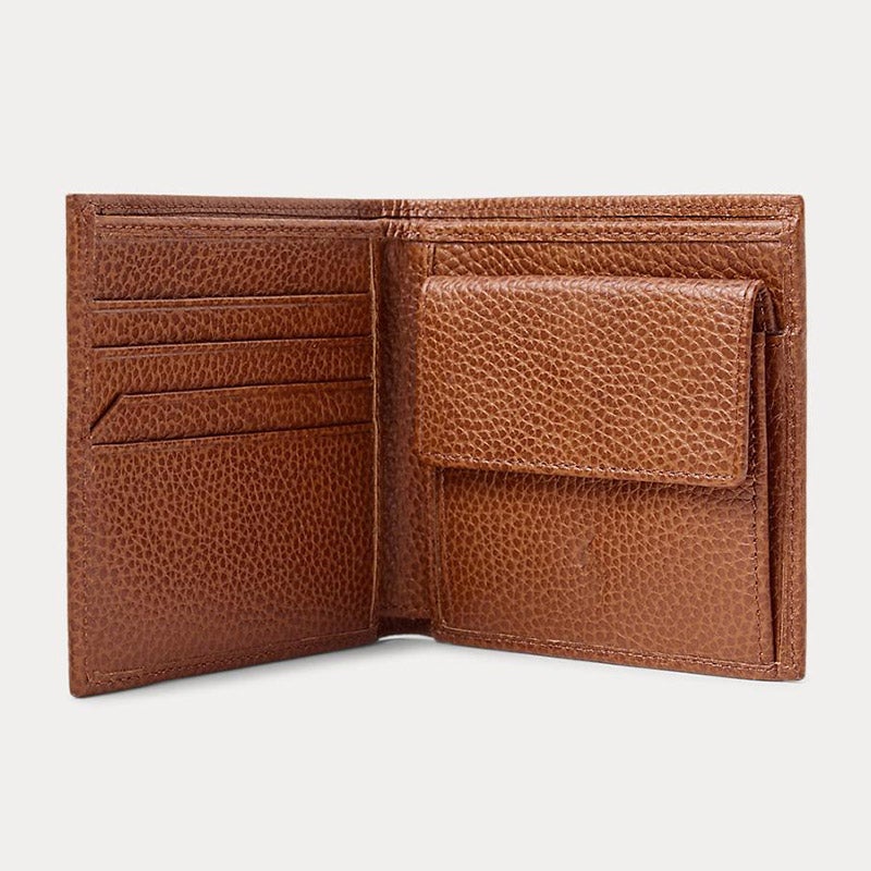 人気商品！Ralph Lauren 上質レザーBurnished 財布 人気商品！Ralph Lauren 上質レザーBurnished Bifold 財布