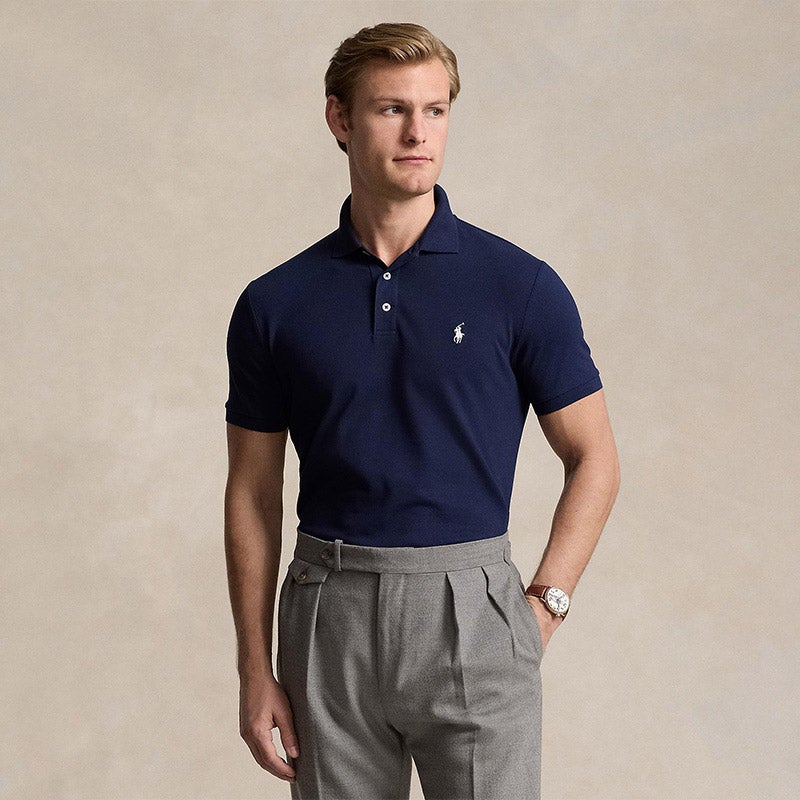 POLO RALPH LAUREN（メンズ） カスタム スリム フィット ストレッチ メッシュ ポロシャツ 通販 -  西武・そごうの公式ショッピングサイト e.デパート