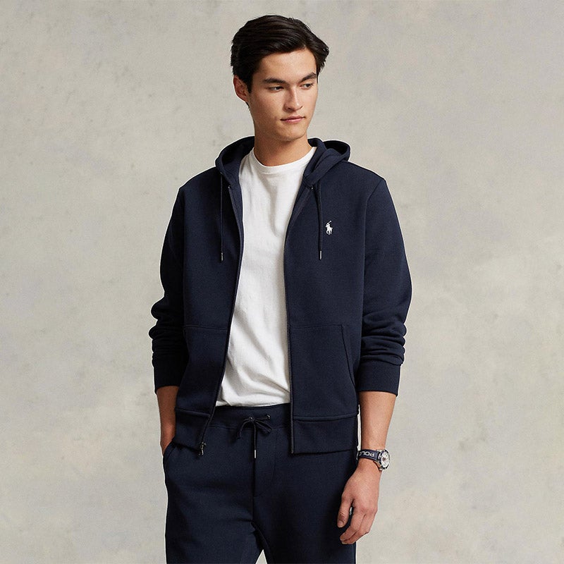 POLO RALPH LAUREN（メンズ） ダブルニット フルジップ フーディ