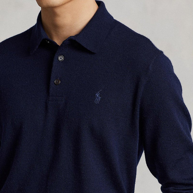 POLO RALPH LAUREN（メンズ） ウォッシャブル ウール ポロカラー