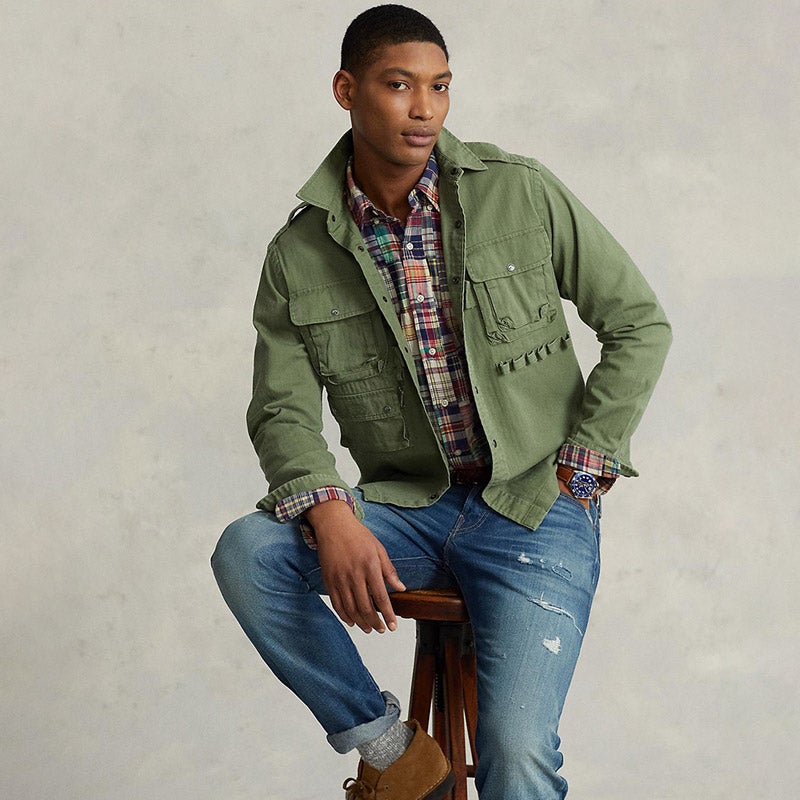 POLO RALPH LAUREN（メンズ） クラシック フィット マドラス パッチ 