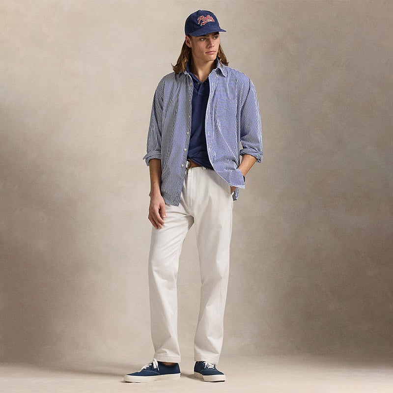 POLO RALPH LAUREN（メンズ） ストライプド ビッグ シャツ 通販
