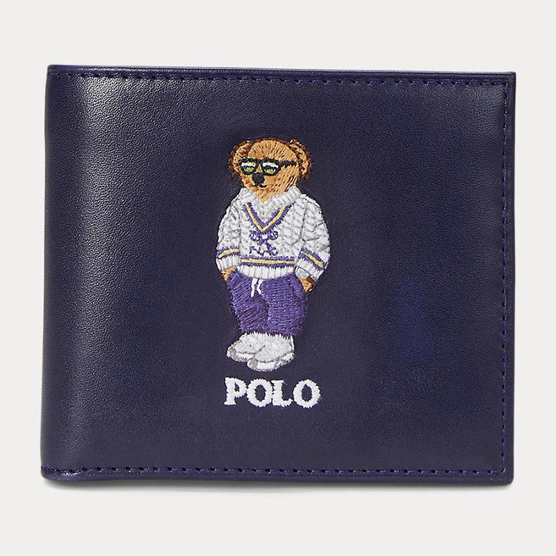 Polo ベア レザー ビルフォールド ウォレット