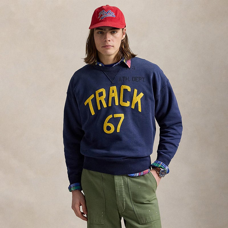 聖地からの風【POLO RALPH LAUREN】ウィンブルドン スウェット 正規品] POLO RALPH LAUREN ウィンブルドンフリーススウェット
