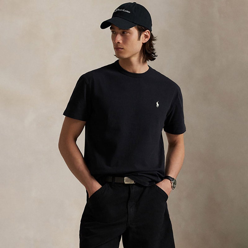 クラシック フィット ジャージー クルーネック Tシャツ