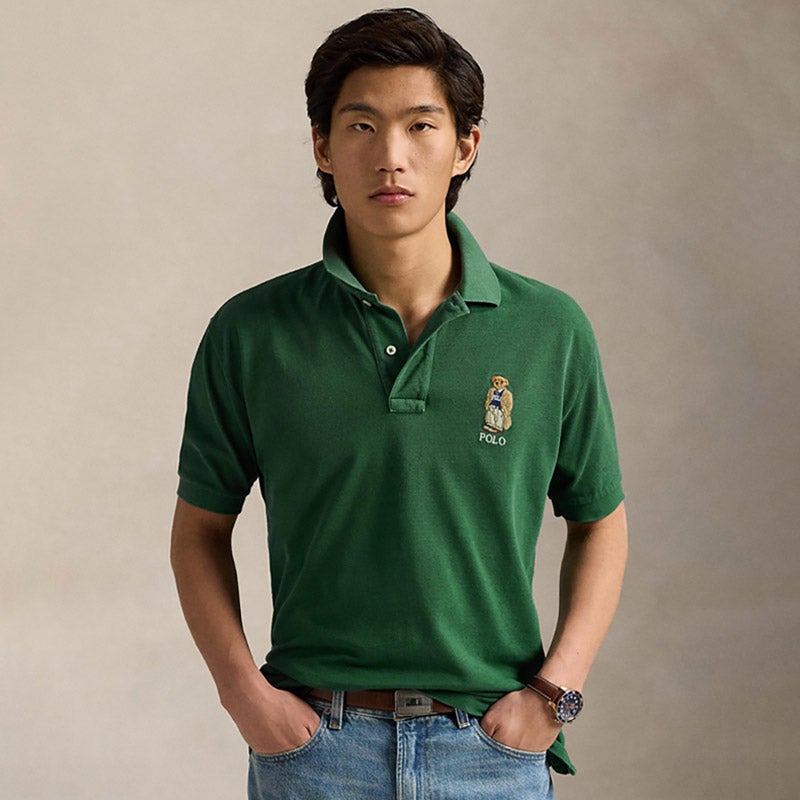 オリジナル フィット Polo ベア メッシュ ポロシャツ