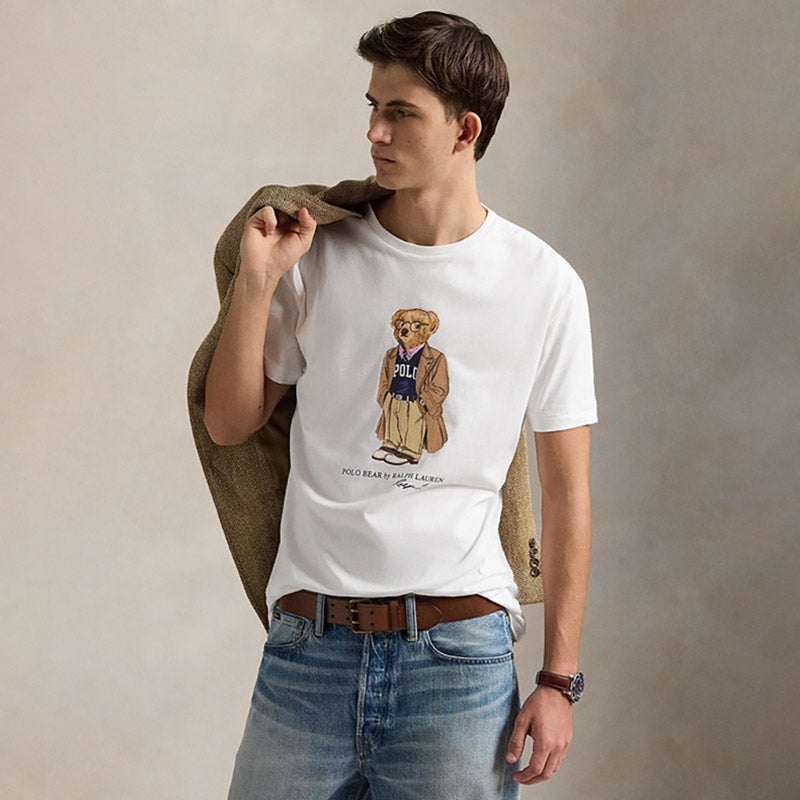 クラシック フィット Polo ベア ジャージー Tシャツ