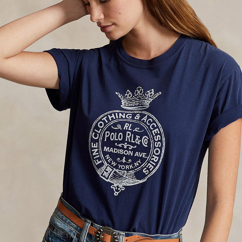 POLO RALPH LAUREN（ウィメンズ） クレストロゴ コットン ジャージー T