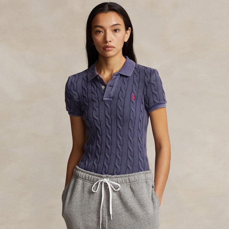 【期間限定送料無料】 POLO ポロシャツ ケーブルニット LAUREN（ウィメンズ） RALPH トップス