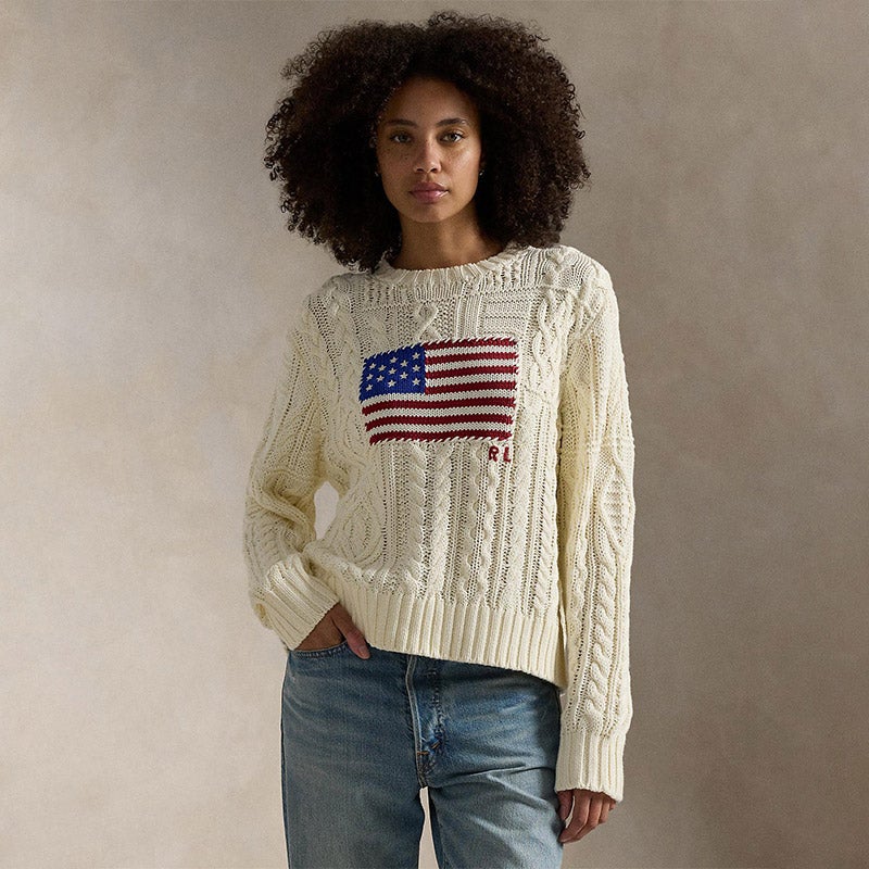 POLO RALPH LAUREN（ウィメンズ） アランニット フラッグ