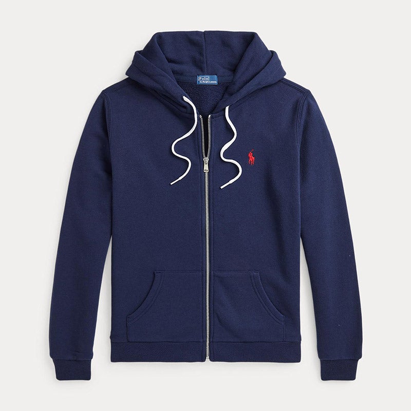 送料関税込★POLO RALPH LAUREN★ロゴ入コットンフリース POLO RALPH LAUREN(ウィメンズ) コットン フリース フルジップ