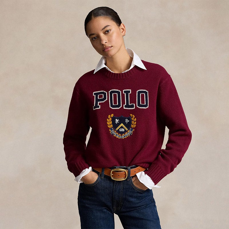 POLO RALPH LAUREN（ウィメンズ） ロゴ クレスト ウール クルーネック セーター 通販 - 西武・そごうの公式ショッピングサイト  e.デパート