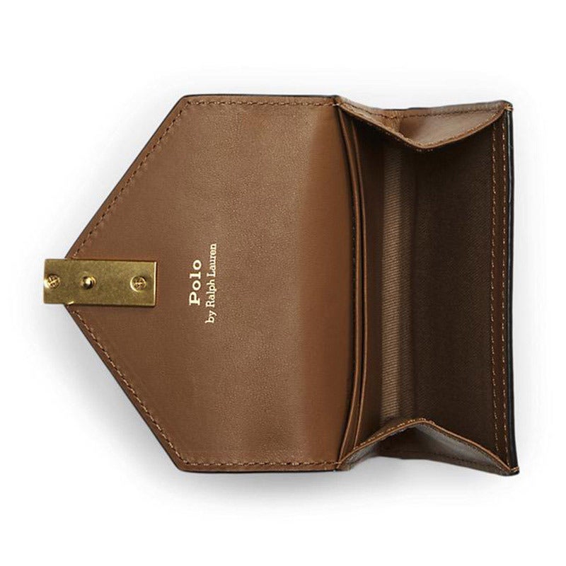 Polo ID レザー フォールドオーバー カード ケース（カード