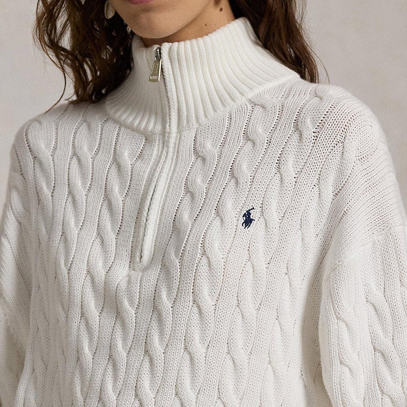 POLO RALPH LAUREN（ウィメンズ） ケーブルニット コットン
