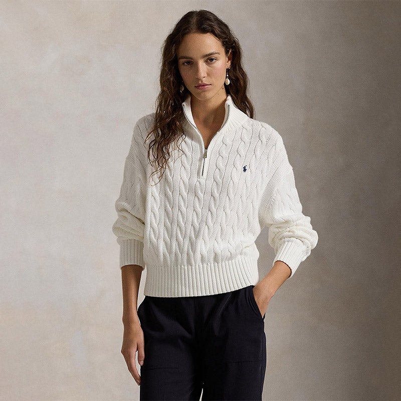 POLO RALPH LAUREN（ウィメンズ） ケーブルニット コットン