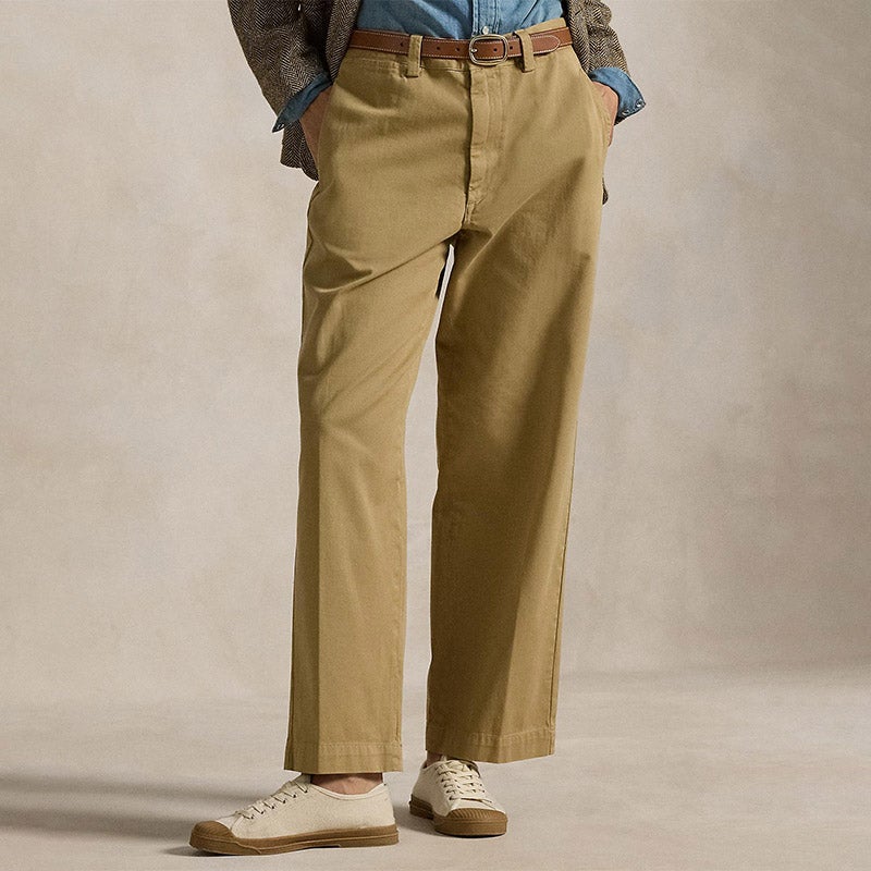 新品 未使用 POLO RALPH LAUREN ストレート チノ パンツ POLO RALPH LAUREN（ウィメンズ） コットン チノ ストレート