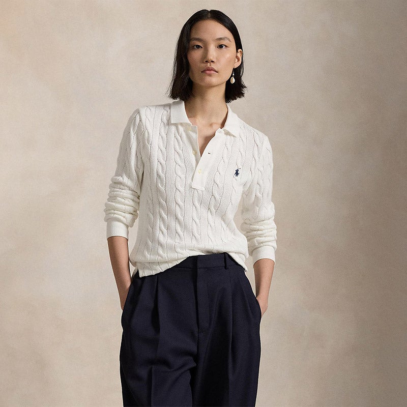 POLO RALPH LAUREN（ウィメンズ） ケーブルニット コットン