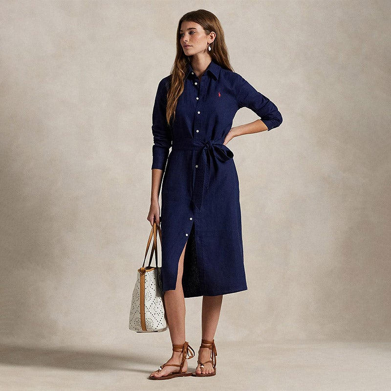 POLO RALPH LAUREN☆ベルト付き サマードレス♪【送料込】 POLO RALPH LAUREN☆ベルト付き サマードレス♪【送料込】