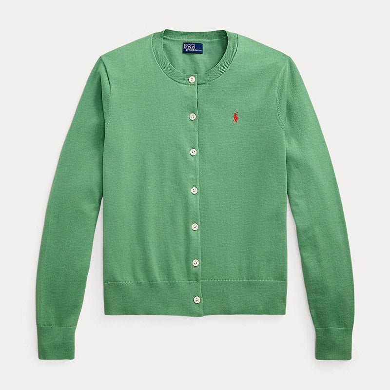ローレン ラルフ ローレン LAUREN RALPH LAUREN フローラル コットンブレンド カーディガン （310グリーン） ローレン ラルフ ローレン LAUREN RALPH LAUREN フローラル
