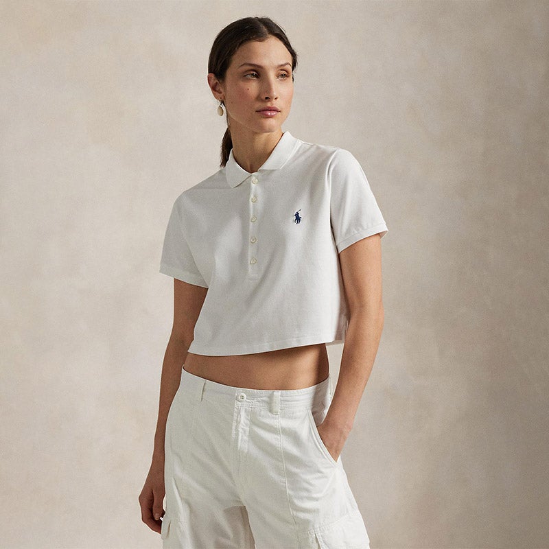 POLO RALPH LAUREN（ウィメンズ） ストレッチ ピケ クロップド