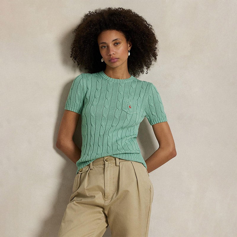 POLO RALPH LAUREN（ウィメンズ） ケーブルニット コットン