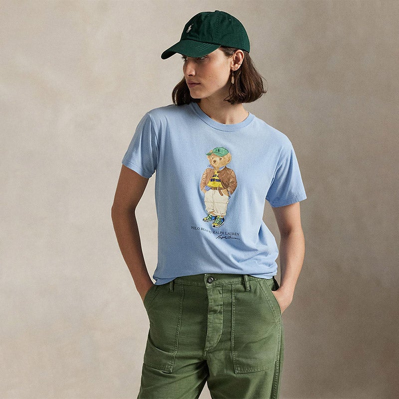 Polo ベア コットン ジャージー Tシャツ