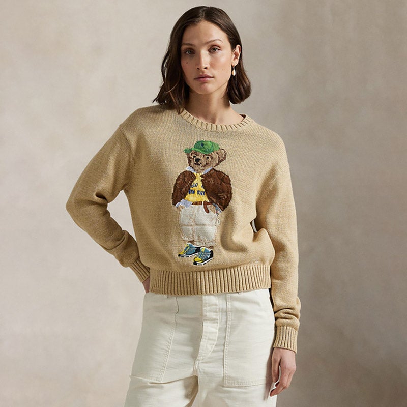 POLO RALPH LAUREN ウール ダブルブレスト　オリーブグリーン POLO RALPH LAUREN（ウィメンズ） Polo ベア コットン クルー