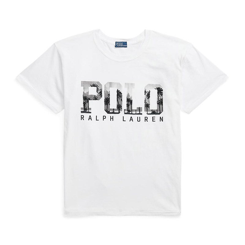 ロゴ グラフィック コットン ジャージー Tシャツ