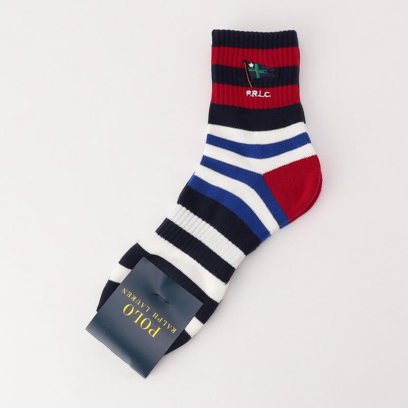 POLO RALPH LAUREN（紳士靴下） 【オーガニックコットン混】ボ-ダー柄ショートソックス 02022252 通販 -  西武・そごうの公式ショッピングサイト e.デパート