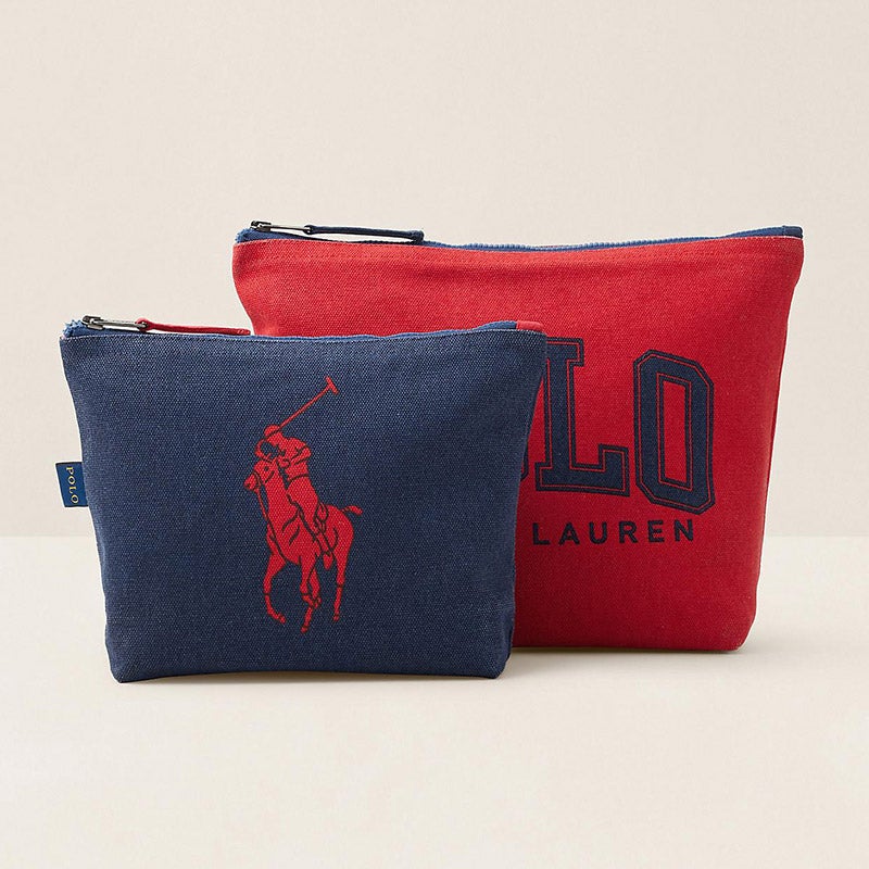 Polo アイコン ポーチ セット オブ 2