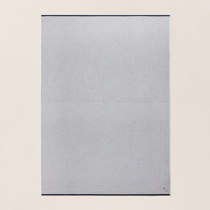 未使用　ラルフローレン　大判バスタオル　ハーフタオルケット　ストライプ　ブルー タオル ホライゾン 90×150cm （ バス ラグ ラグタオル 大判 大判