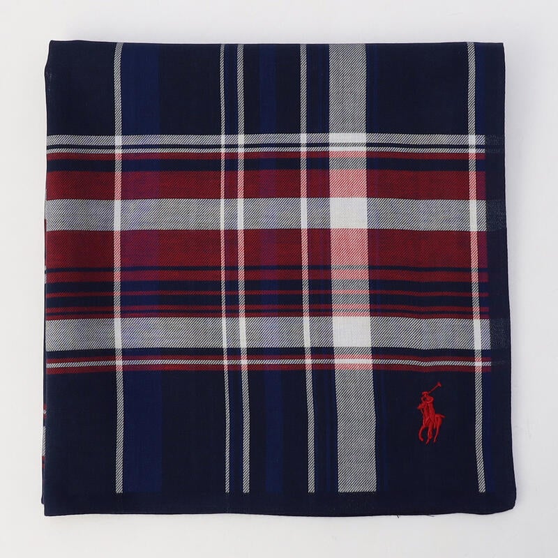 POLO RALPH LAUREN（紳士ハンカチ） チェック柄ハンカチーフ