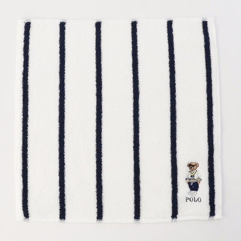 ポロベア刺繍タオルハンカチ 12701309