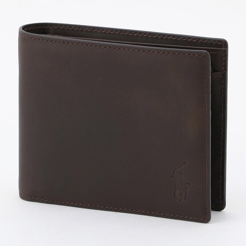 POLO RALPH LAUREN（紳士雑貨） 【Oiled Smooth Leather】二つ折り財布 