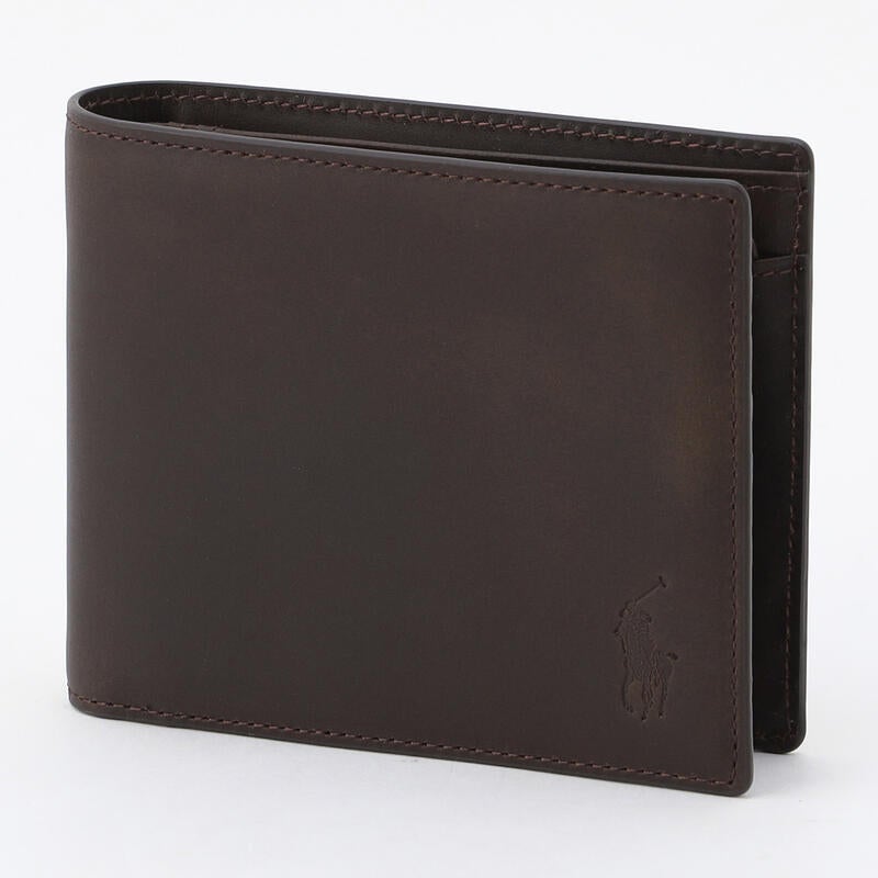 【Oiled Smooth Leather】二つ折り財布 小銭入れ付き
