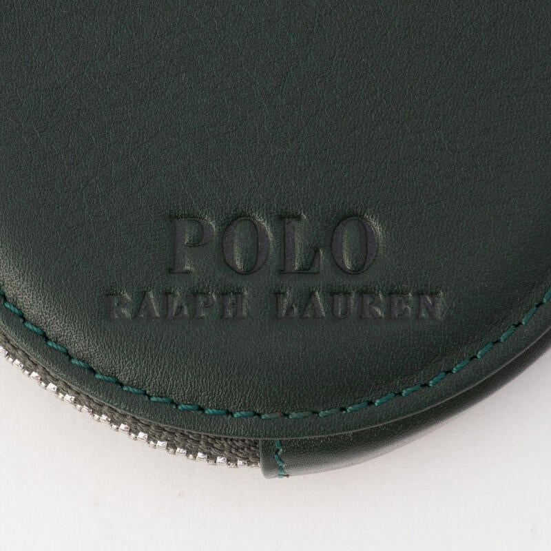 【POLO RALPH LAUREN】Calf Leather ラウンドコインケース POLO RALPH LAUREN（紳士雑貨） 【Calf Leather】ラウンドコイン