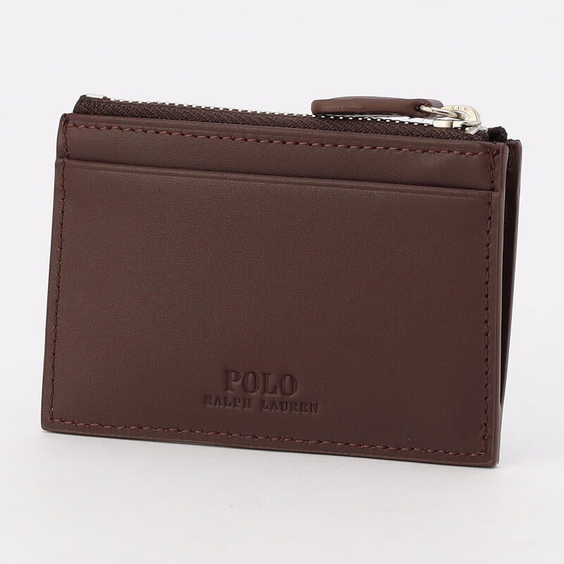 【美品】Polo Ralph Lauren レザーコインケース POLO RALPH LAUREN（紳士雑貨） 【Gordon Printed】Lファスナー