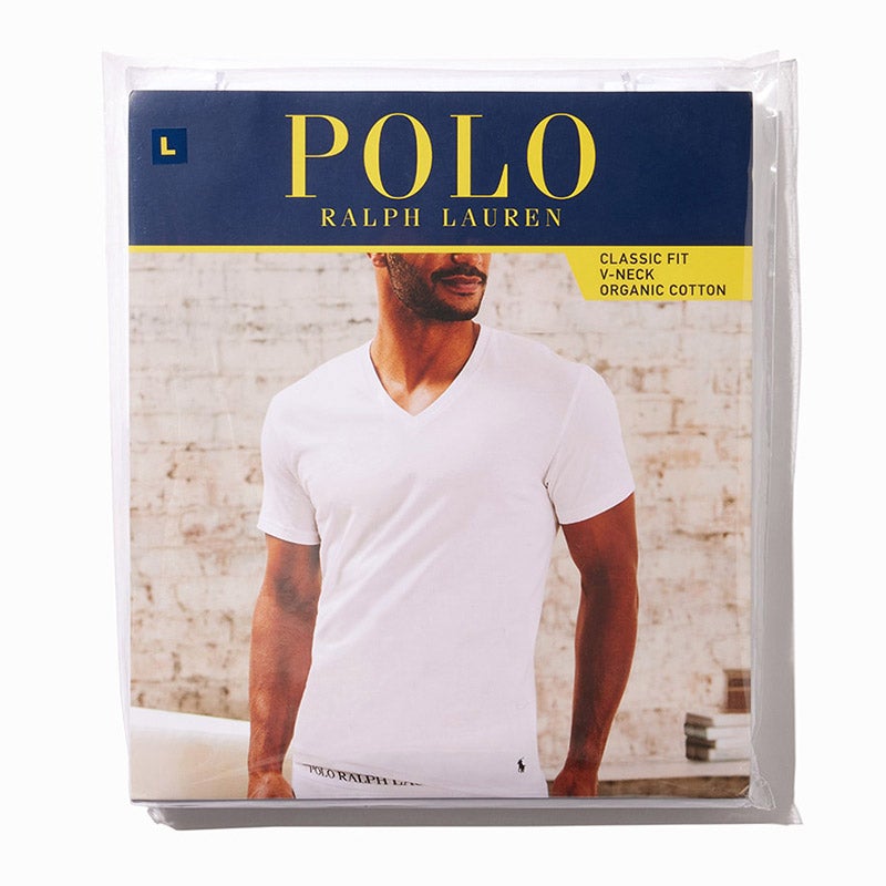 SAINT LAURENT クラシックTシャツ クリーム 大人気 数量限定 POLO RALPH LAUREN(紳士肌着) 【ORGANIC COTTON】クラシック