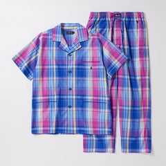 【ORGANIC COTTON】カバナチェックパジャマ RM6-X203