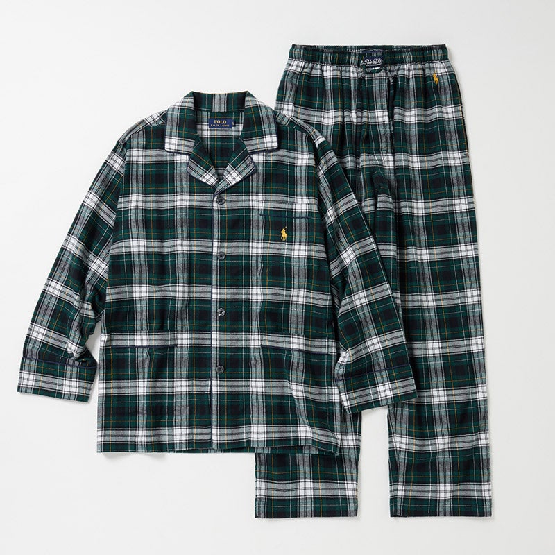 【ORGANIC COTTON】バーチウッドチェックパジャマ RM6-Y103