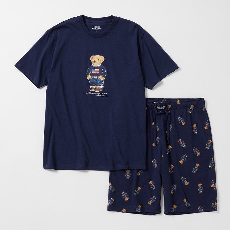 POLO RALPH LAUREN（紳士肌着）／【ORGANIC COTTON】コアフラッグセーターベアスリープウェアセット RM8-B501