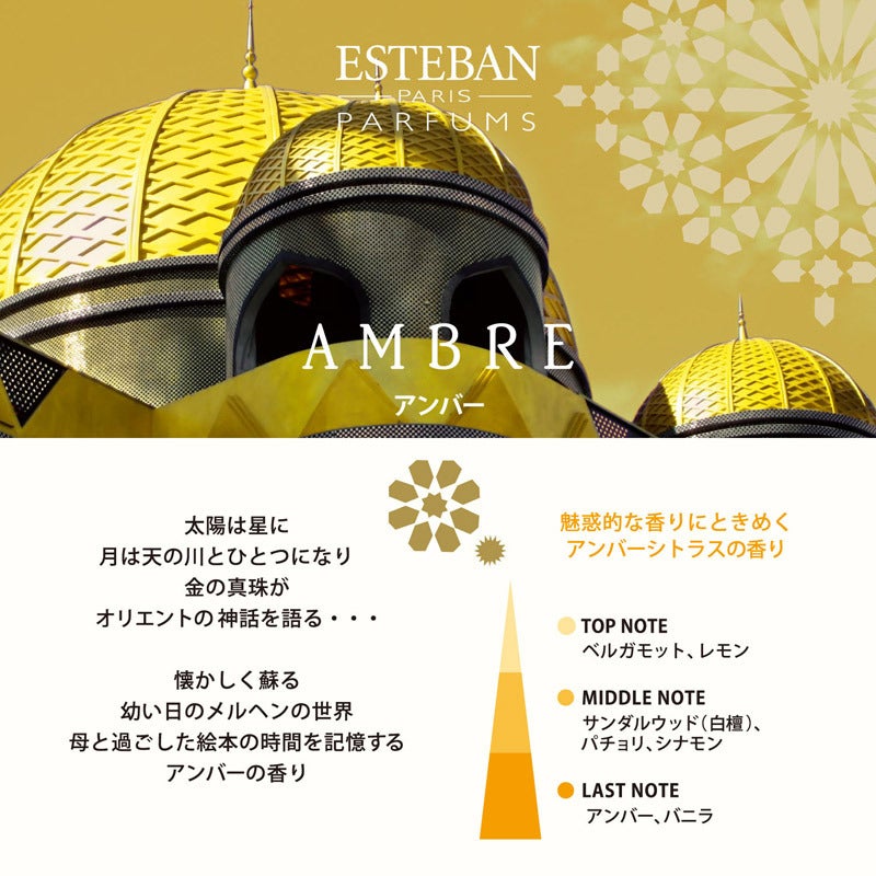 南フランス生まれの香り/ESTEBAN（エステバン） アンバー コフレラタン