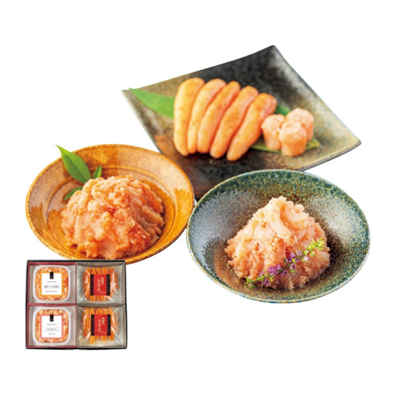 ◆お買い得品/美飾遊膳 和えものと無着色辛子明太子詰合せ（AM）