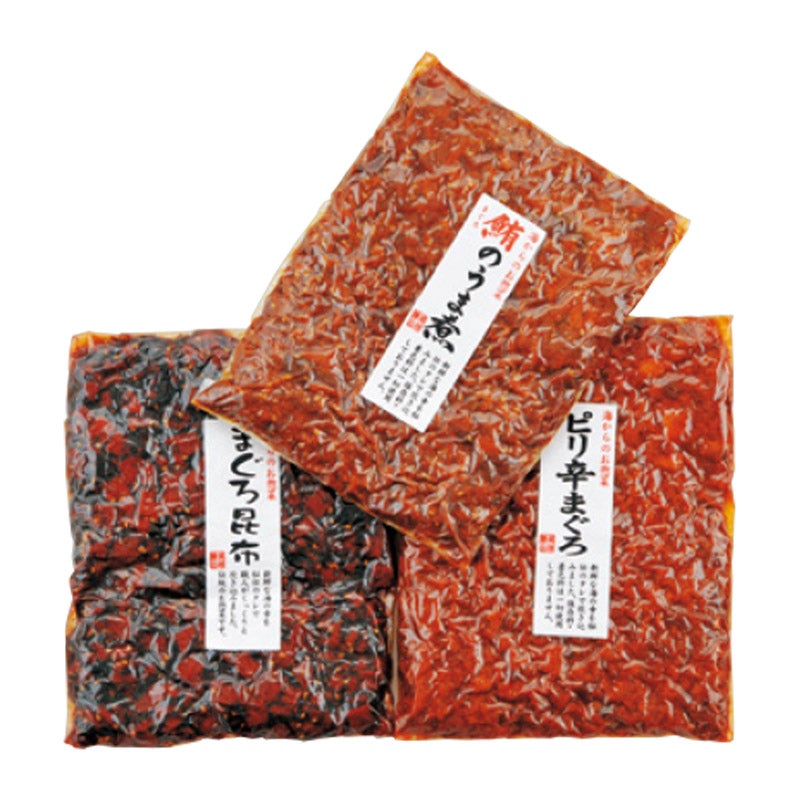 ◆お買い得品/焼津まぐろ佃煮3種詰合せ（M-33）