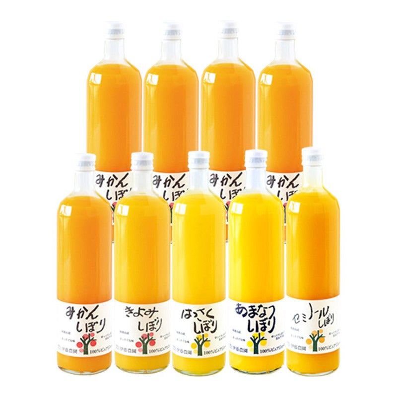 100％ピュアジュース 5種セット（750ml×計9）（M0237）