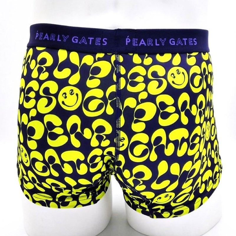 【極美品 近年モデル】PEARLY GATES イージーパンツ ロゴ 3 S Nyストレッチドビーショートパンツ ＜ロゴアンカー柄＞ | PEARLY