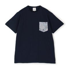 綿100％タナローンプリントポケットTシャツ SNS22-305Y