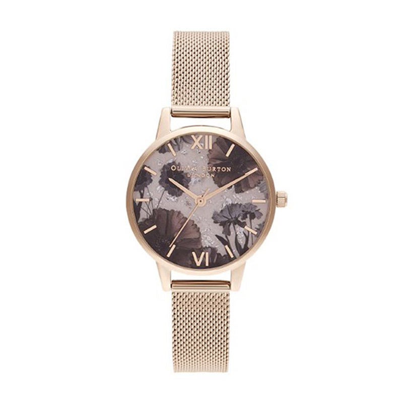 Celestial - Rose Quartz & Pale Rose Gold Boucle Mesh
